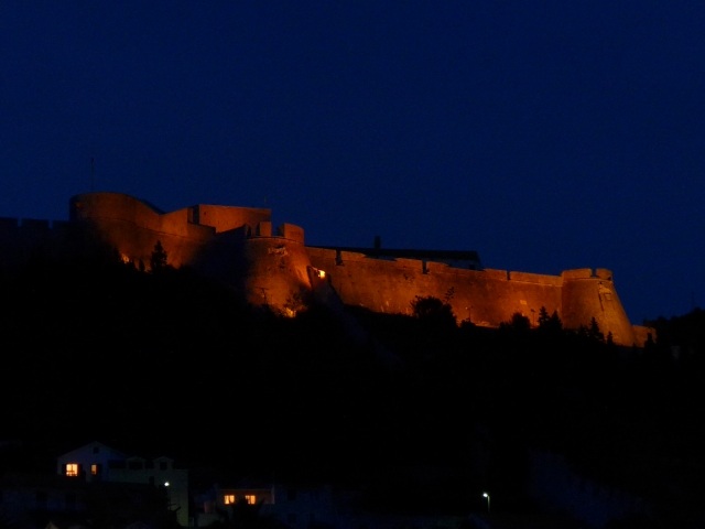 Hvar: Festung Spanjola bei Nacht